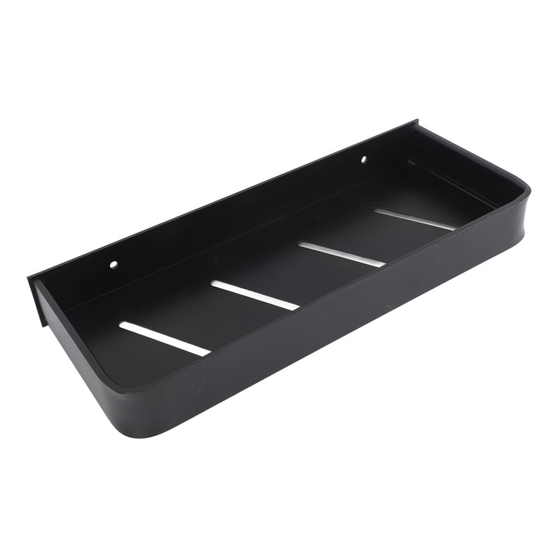 Shower Caddy Wall Mount Shelf with Hooks Space Aluminium Large