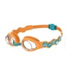 Speedo Kid's Infant Spot Swimming Goggles, Aquarium/Orange/Clear, One Size