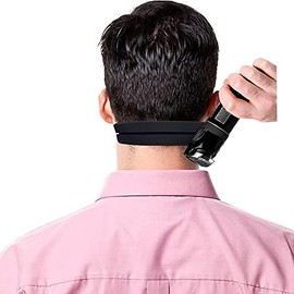 Neck Hair Line Template, A Premium Stencil Neckline Haircuts, Do It Yourself,Used in Shaving and Keeping A Clean and Neck Hairline,Black