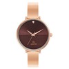 Arion Women’s Analog Quartz Watch 32mm Rose Gold-Painted Brass Strap