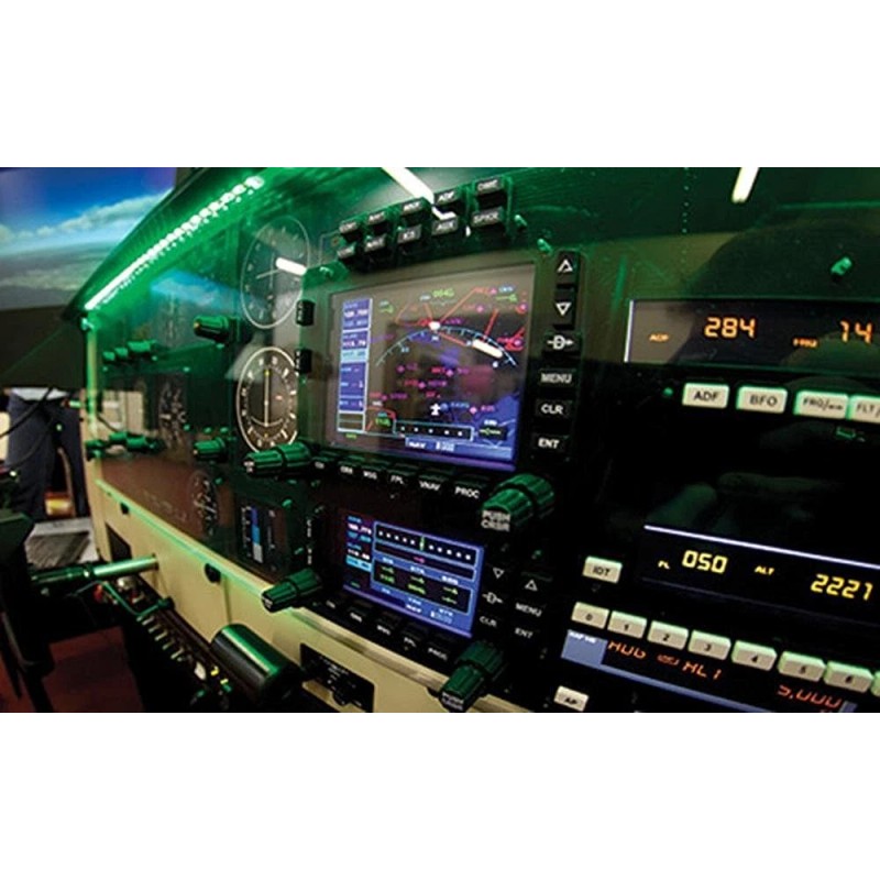 PilotLights.net Pilot Lights Dual Color (Green/White) LED Light Strips Auto