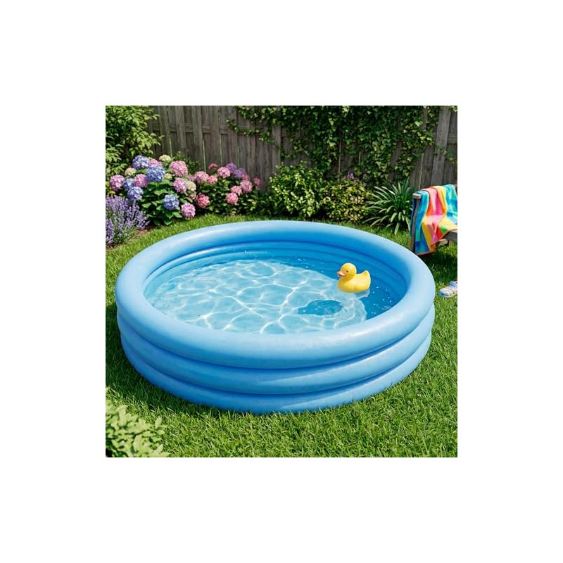 Intex 59416NP Piscina Azul Cristal de 45 x 10 Pulgadas,