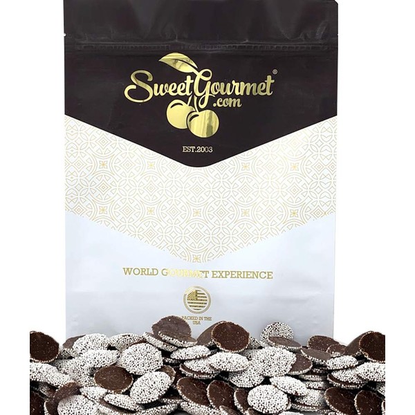 SweetGourmet Regular Nonpareils Dark Chocolate | 1 Pound