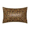 Silk Like Pillowcase for Hair and Skin Abstract Brown Leopard