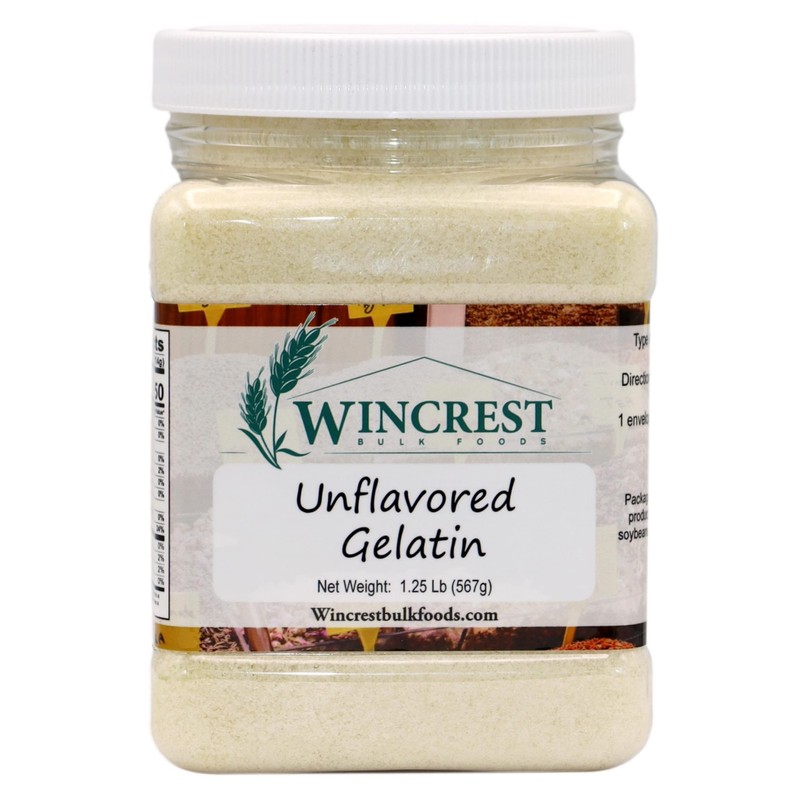 Unflavored Gelatin - 1.25 Lb (20 Oz) Tub