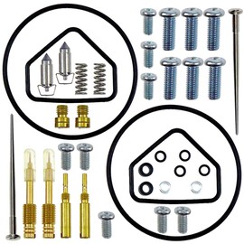 Carburetor Repair Kit Fit for Kawasaki Vulcan 750 VN750A 1987-2006 Models, Complete Carb Repair Tool with Gaskets Replace for 26-1722