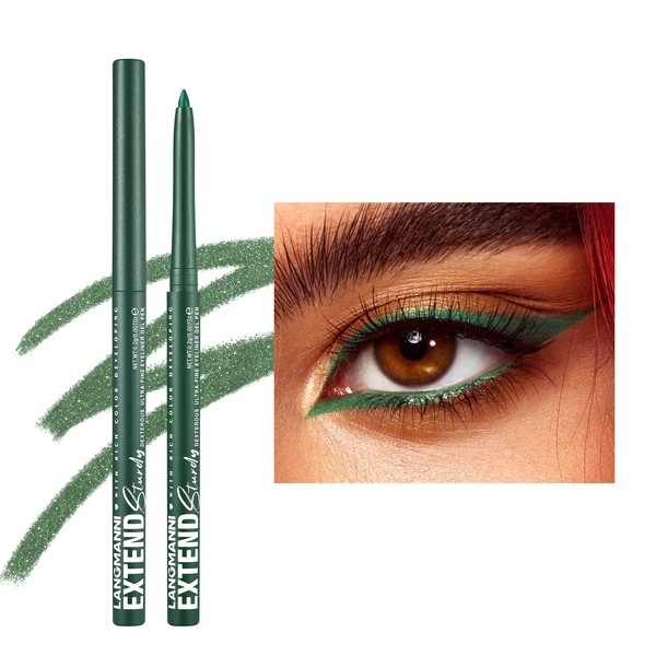 Kyannkara Liquid Eyeliner Colorful Matte Glitter Neon Eyeliner Pencil Pigmented