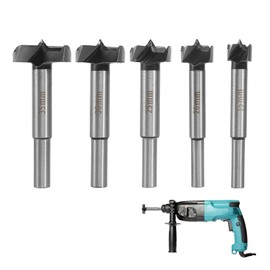 Forstner Drill Bit Set 15-35 mm with Storage Box, Hole Drill Bit Wood Tool Wood Cutter 35 mm Forstner Drill Bit 30 mm Forstner Drill Bit 25 mm Forstner Drill Bit 20 mm 15 mm