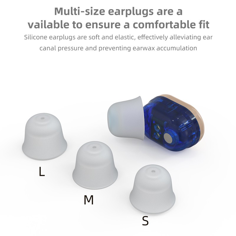 ZUFO Wireless Hearing Amplifier Rechargeable Adjustable Portable Hearing Amplifier Earbuds