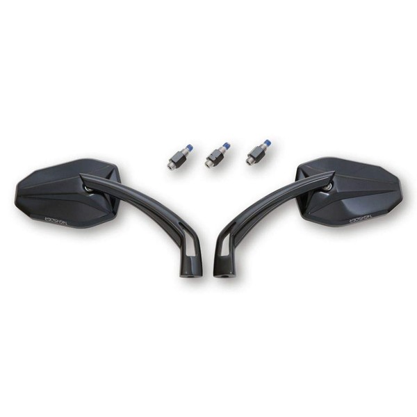 Highsider Aluspiegel VICTORY , schwarz, Paar, E-gepr.