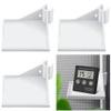 Granmagazz 16 mm Grow Tent Corner Shelf, 4-Pack, White, Plastic