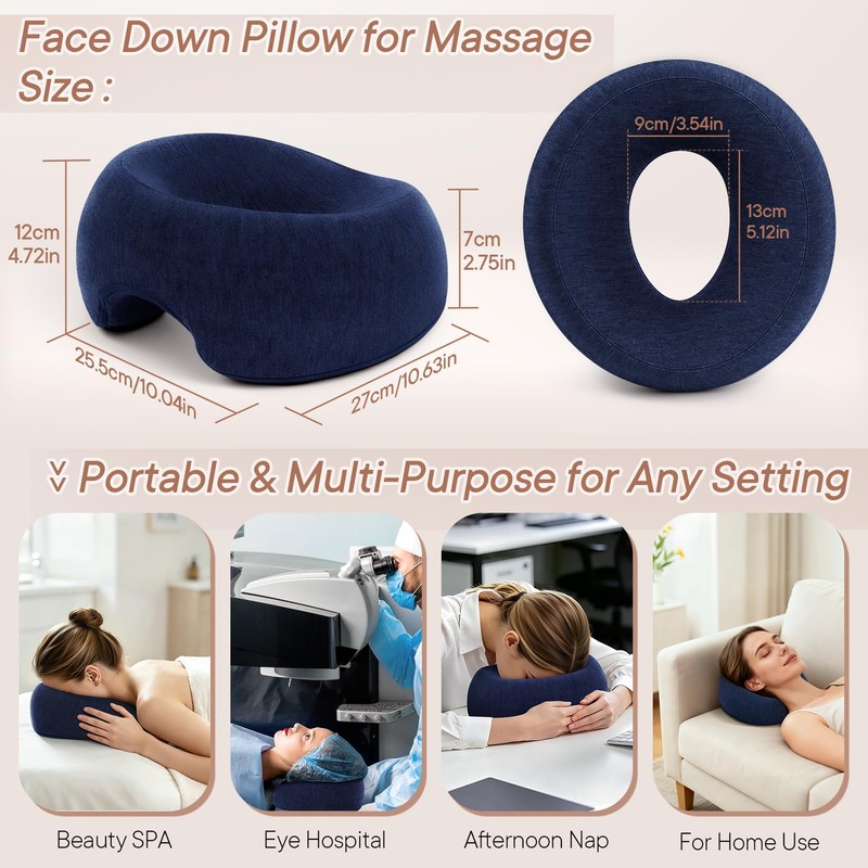 Breathe Easily Face Down Massage Pillow for Beauty Salon SPA