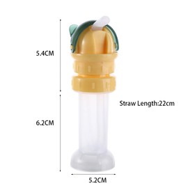 Vctitil 2 Pcs 2 in 1 Water Bottle Straw Cap Spill Proof Water Bottle Twist Cover Cap Safe Drink Straw Sippy Cap,Anti Choking Water Cup Tool for Kids and Adults