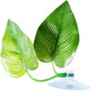 Rosojodg 1Pc Fish Toys Reusable Plastic Plant Betta Hammock Leaf