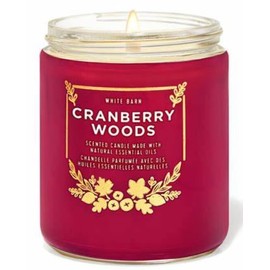 Rosebud Ranch Goat Milk Soap Sample Bath and Body Cranberry Woods Single Wick Candle