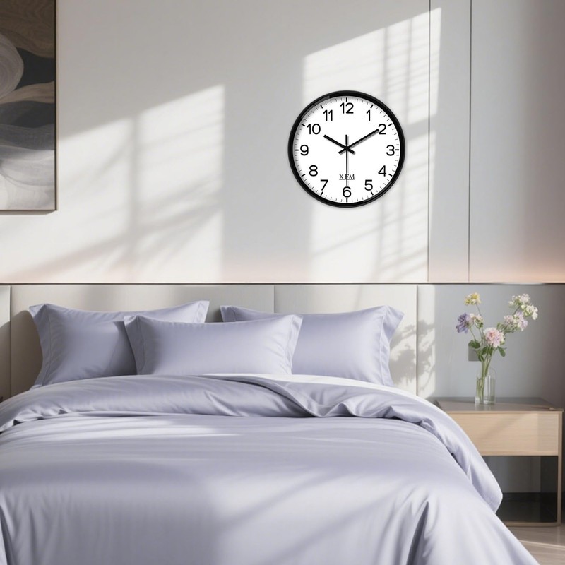 XFM Colorful Kids Wall Clocks Battery Operated 10 inch Silent