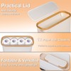 efluky Toilet Paper Basket 28L, Toilet Paper Holder with Lid