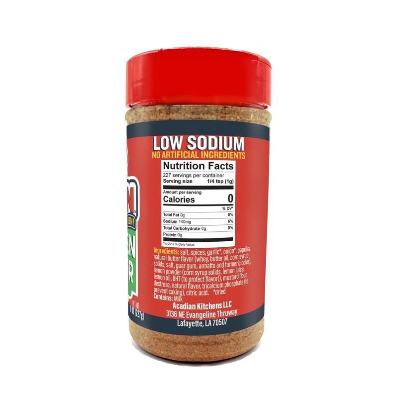 Ragin' Cajun Chicken or Gator Cajun Seasoning 8 oz (Pack