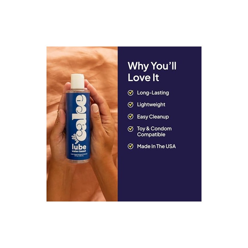 Cake Lubricante personal a base de agua Hello, lubricante que