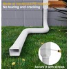 Ogutter Rain Gutter Downspout Extensions, Downspout Extender for Rainwater Drainage