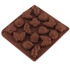 AIBOYA 16 Cavity Insect Silicone Candy Molds Butterfly Snail Bee