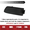 TQPONLY Upgrade Black Center Console Lid with Hinge,Compatible with Ford