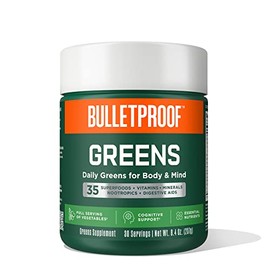 Bulletproof Verdes, 8.8 onzas, polvo de verduras diarias con superalimentos y nootrópicos