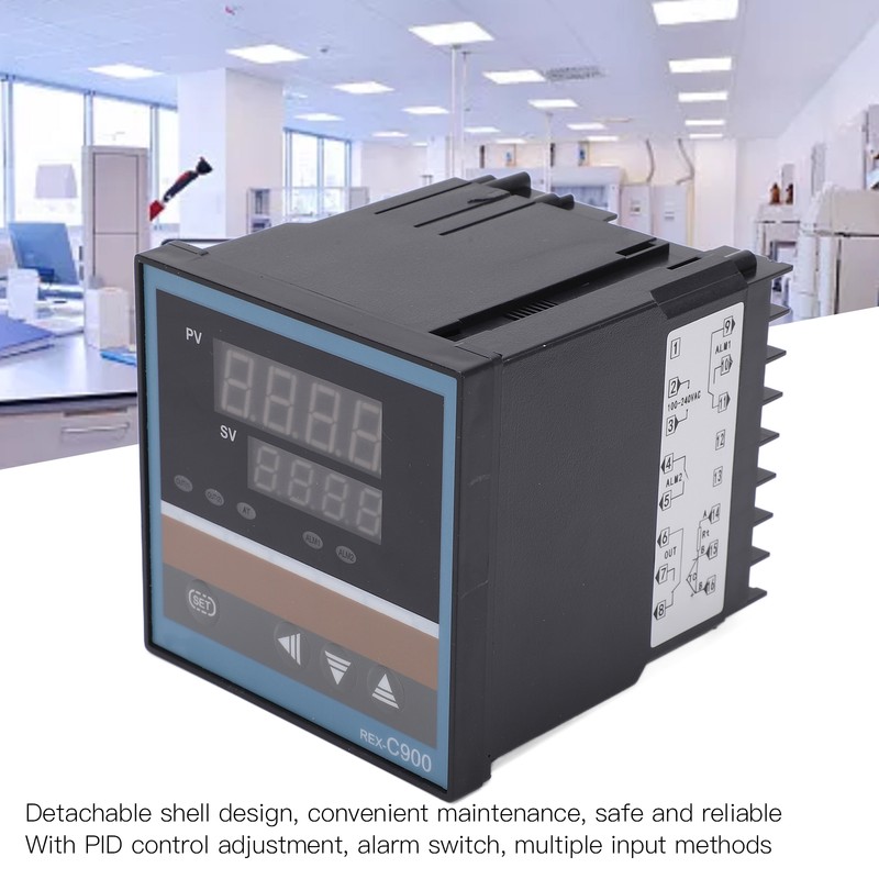 REXC900FK02M*AN Digital Thermostat Intelligent High Accuracy Industrial Temperature Controller 100V240V