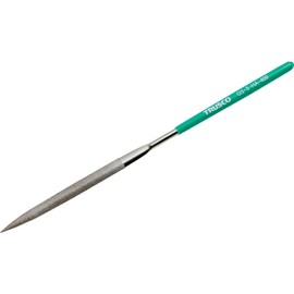 TRUSCO (TRUSCO) Diamond File for Precision Use, Blade Length 2.0 Inches (50 mm), Semi-Circular, GS-10-HA-400