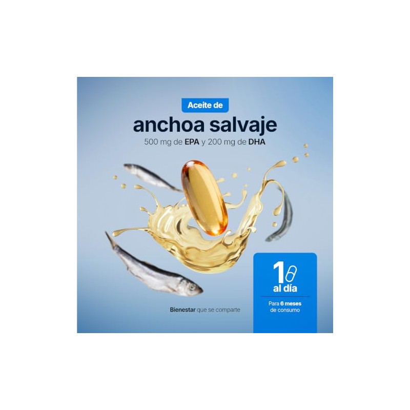 B Life Omega 3 Platinum Aceite de Anchoa Salvaje con