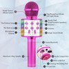 Wireless Bluetooth Karaoke Microphone for Children, Portable 4-in-1 Karaoke Machine