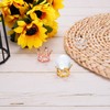 sourcing map Crystal Ball Display Holder Crown Shaped Egg Stand