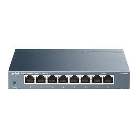 TP-Link 8-Port Switching Hub 10/100/1000Mbps Gigabit Metal Enclosure No Setting Required TL-SG608
