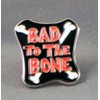 Metal Enamel Pin Badge Brooch Bad to the Bones