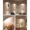 UNIWA Picture Lights for Wall,Rechargeable Battery LED Painting Lights,Art Display
