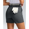 SANTINY Women's 5" Golf Shorts with Pockets Quick Dry Stretch