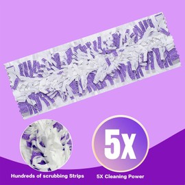 Disposable Mopping Pad Refills for Swiffer PowerMop Multi-Surface Mop and Swiffer PowerMop Wood Mop, Spray Clean Pads Replacement (Purple -10)
