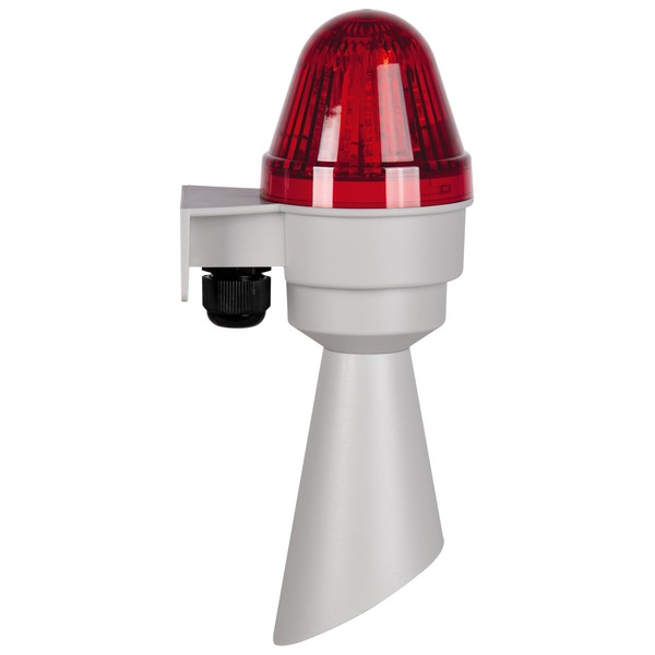 Compro Electronic Small Horn with Funnel with Red LED Signal