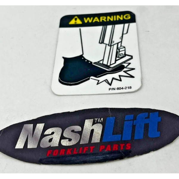 Teledyne Princeton 604-218 Teledyne Princeton Warning Decal 604218 SK06161224JE