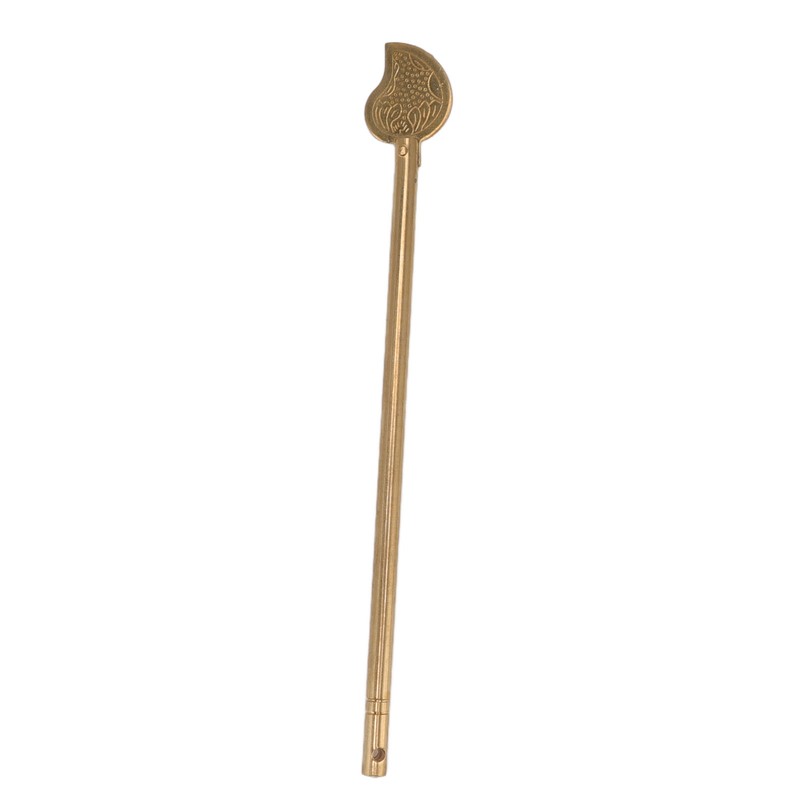 3PCS Cabinet Key Latch Leaf Shaped Cabinet Locking Pin Brass
