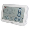 CASIO IDC-800J-8JF Wall Clock, Radio, Silver, Digital, Rokuyo, Temperature, Humidity,