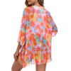 RELLECIGA Women's Lightweight Kimono Cardigan Beach Cover Up Casual Blouse