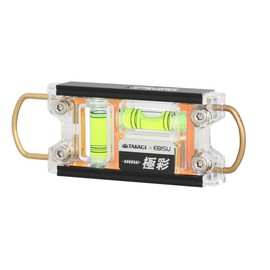 Takagi Takagi x EBISU Tobi Level, 2 Super Colors, Green, TB2-GKG, Made in Japan, Level, Bubble Tube, Green, Horizontal Vertical, Strong Magnet, V-Groove, Pipe Measurement, 4 Lines, Acrylic Bubble