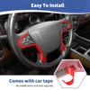 RT-TCZ Red Steering Wheel Cover for Chevy Silverado/Suburban/Tahoe 2014-2018 &