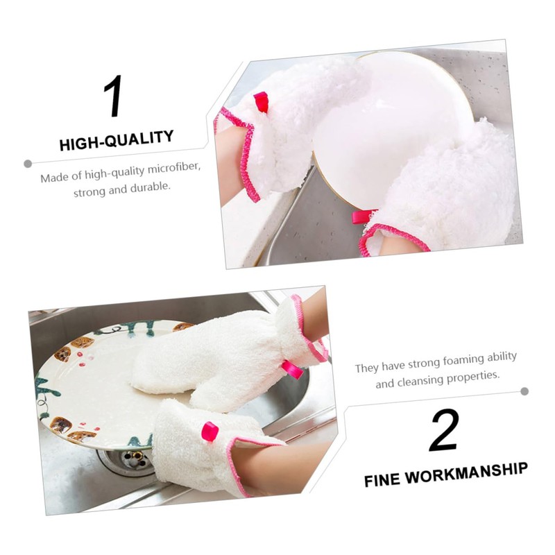 Healeved Heavy Duty Work Gloves 6pcs Hanging Cleaning Gloves Waterproof