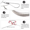 Hunter's Tail Fish Stringer, Wade Fishing Stringer Clip Heavy Duty