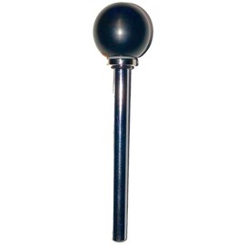 SBD’s World Class Magnetic Hitch Pins 4-1/4" Locking Length | Phenolic Round Knob Ball Knobs | Universal Fitness Eqpt Weight Stack SELECTOR KEY - Cotterless 3/8" Dia Chrome Pl Steel Shaft