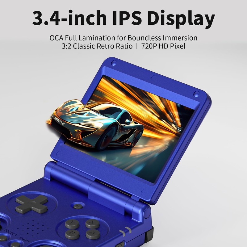 Anbernic RG34XXSP Retro Handheld Game Console Linux 3.4 inch IPS