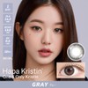 カラコン ハパクリスティン Hapa Kristin 1day 【グレー】ワンアンドオンリークリスティン One&Only Kristin 10枚入り カラーコンタクト
