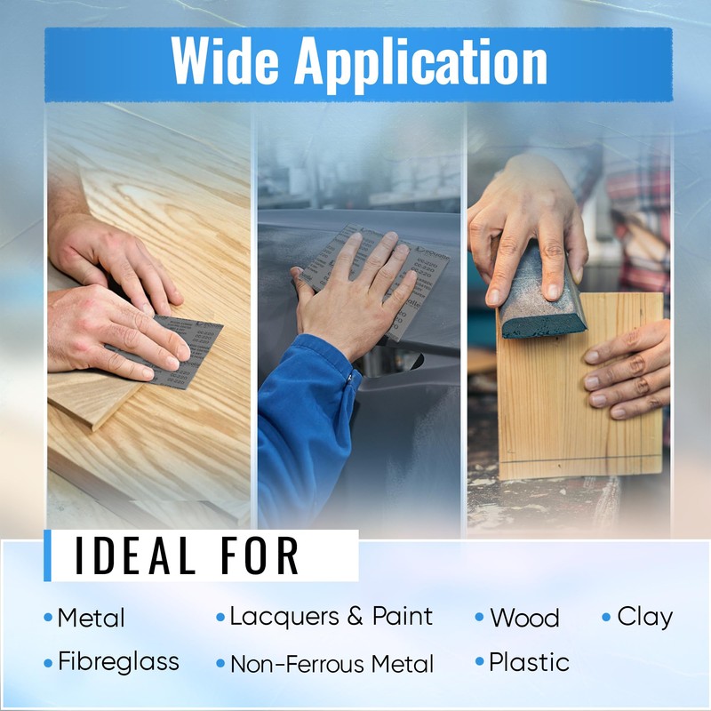 120 Grit Sandpaper Sheets 10 Pack 9x11 in – Medium